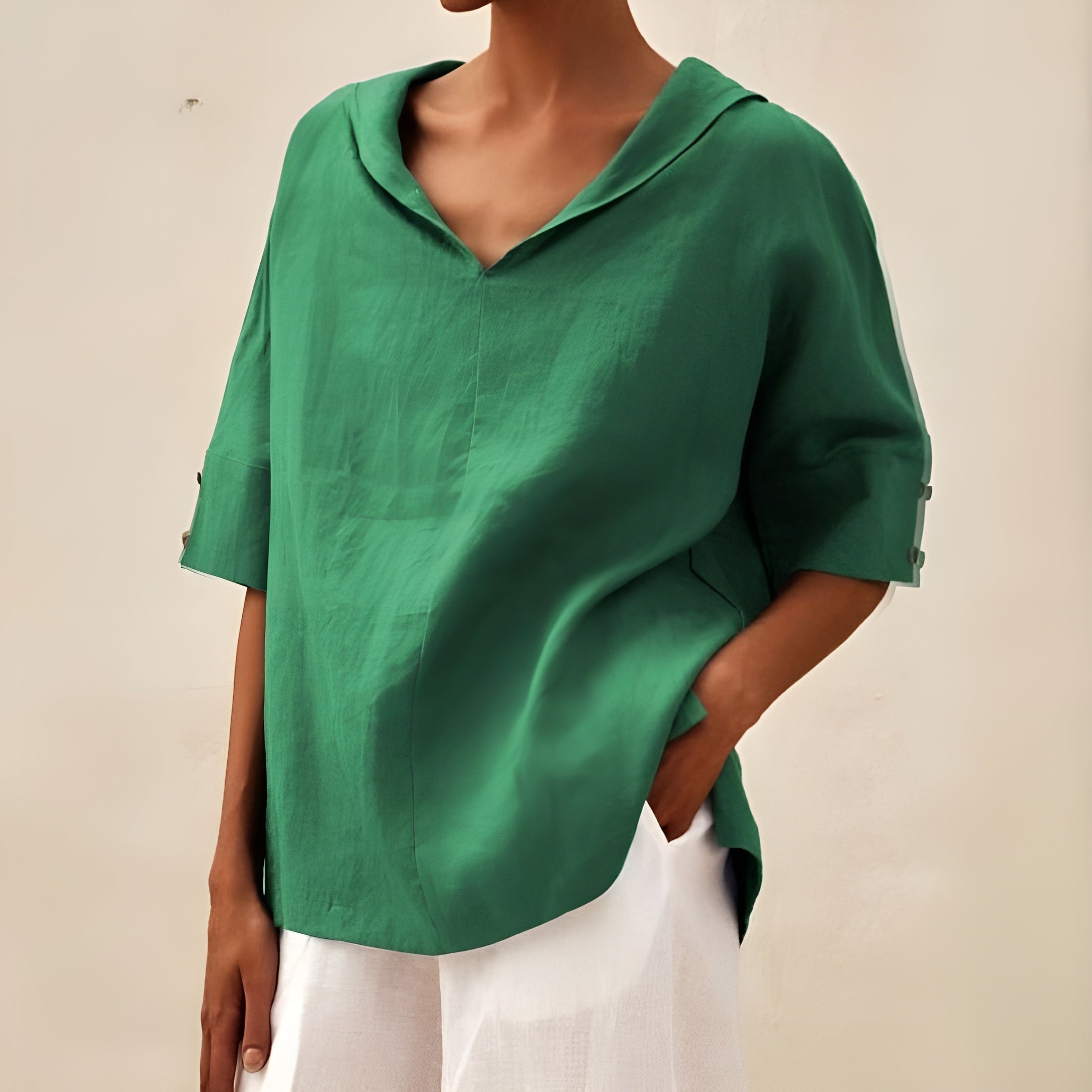 Corinne | Lightweight Blouse with Short Sleeves