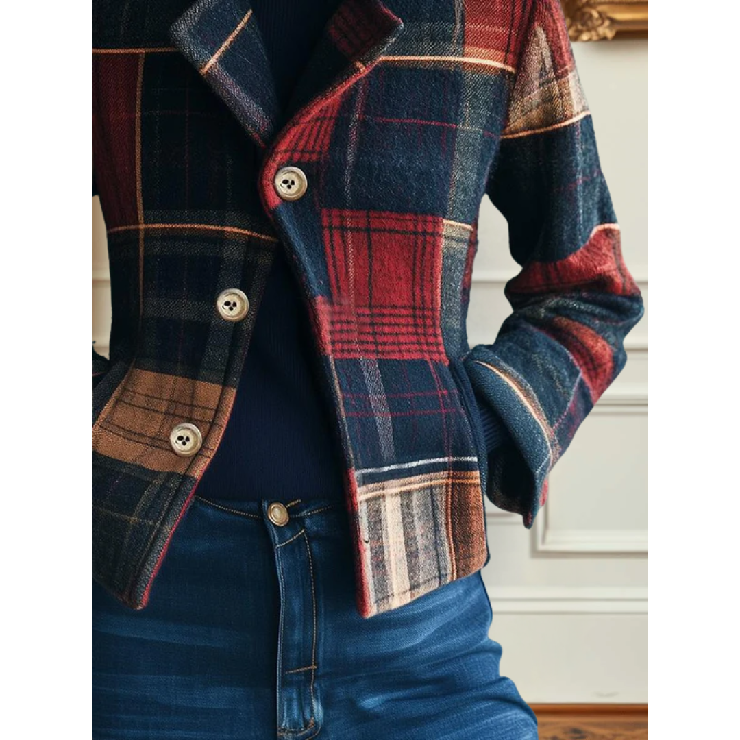 Francesca | Timeless Plaid Jacket