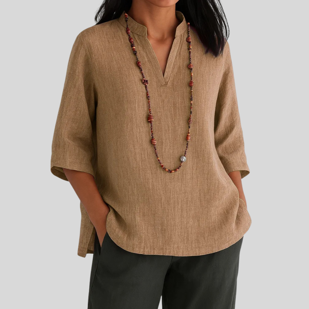 Corinne | Blouse with Relaxed Fit and Lightweight Fabric