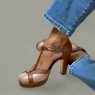 Criselmara | Elegant and Comfortable Heeled Sandals
