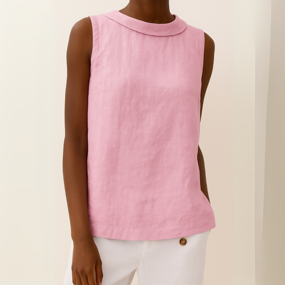 Emberlyn | Roll-Collar Top ¨C unique and memorable