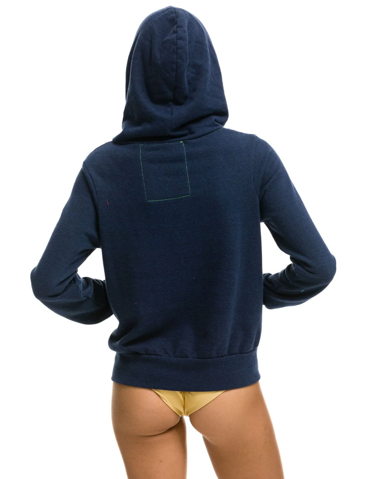 5 Stripe Zip Hoodie, Navy/Blue