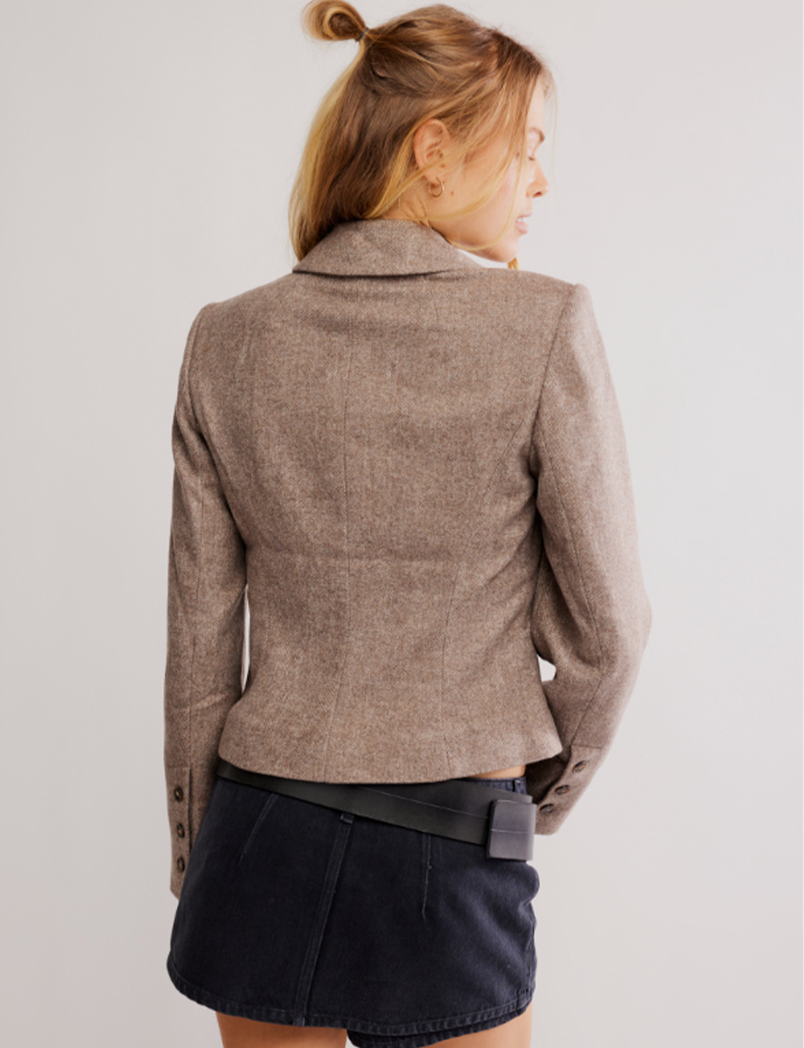 Whip Smart Blazer, Ivory