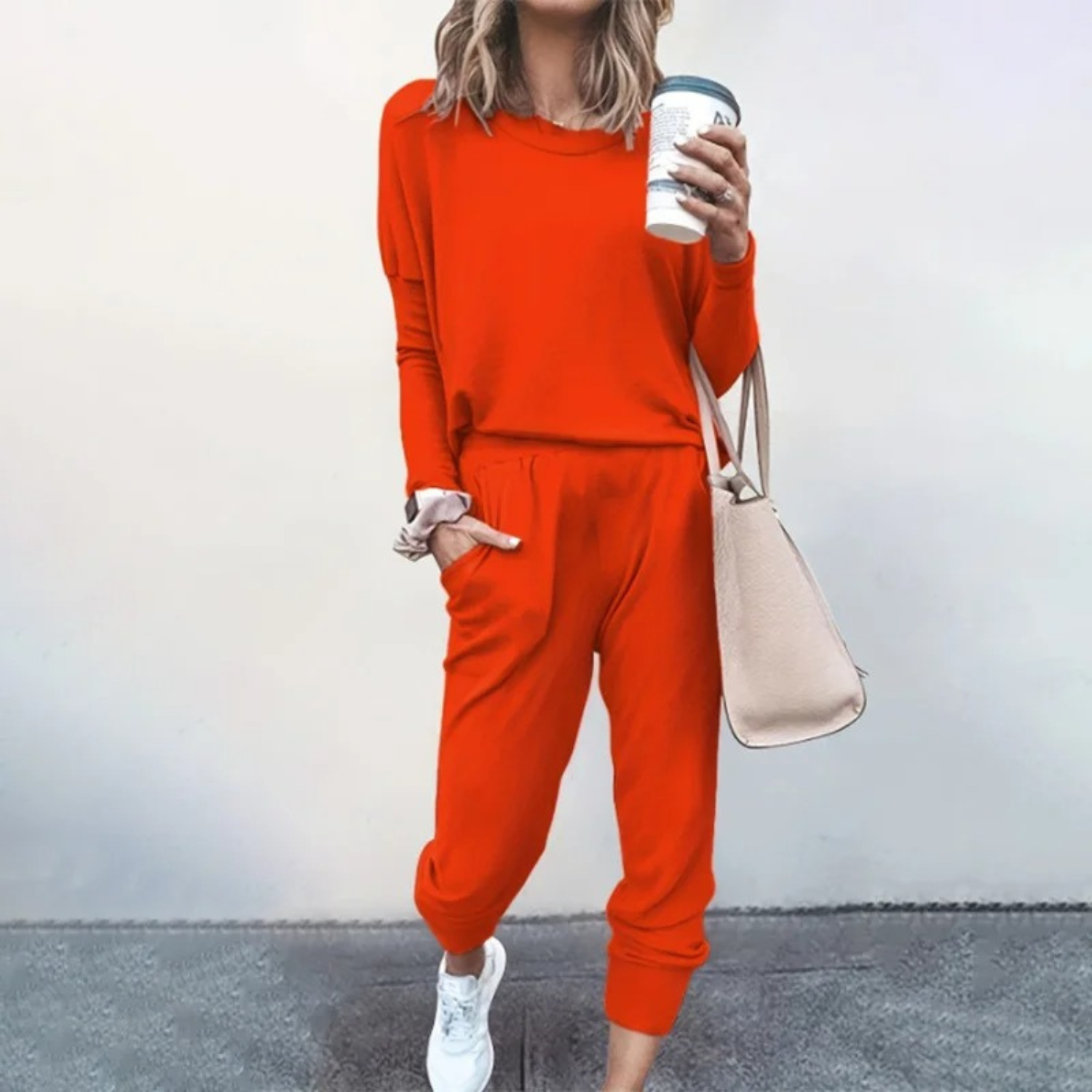 Aria | Women's Jogger Lounge Set with Adjustable Waist and Soft Fabric
