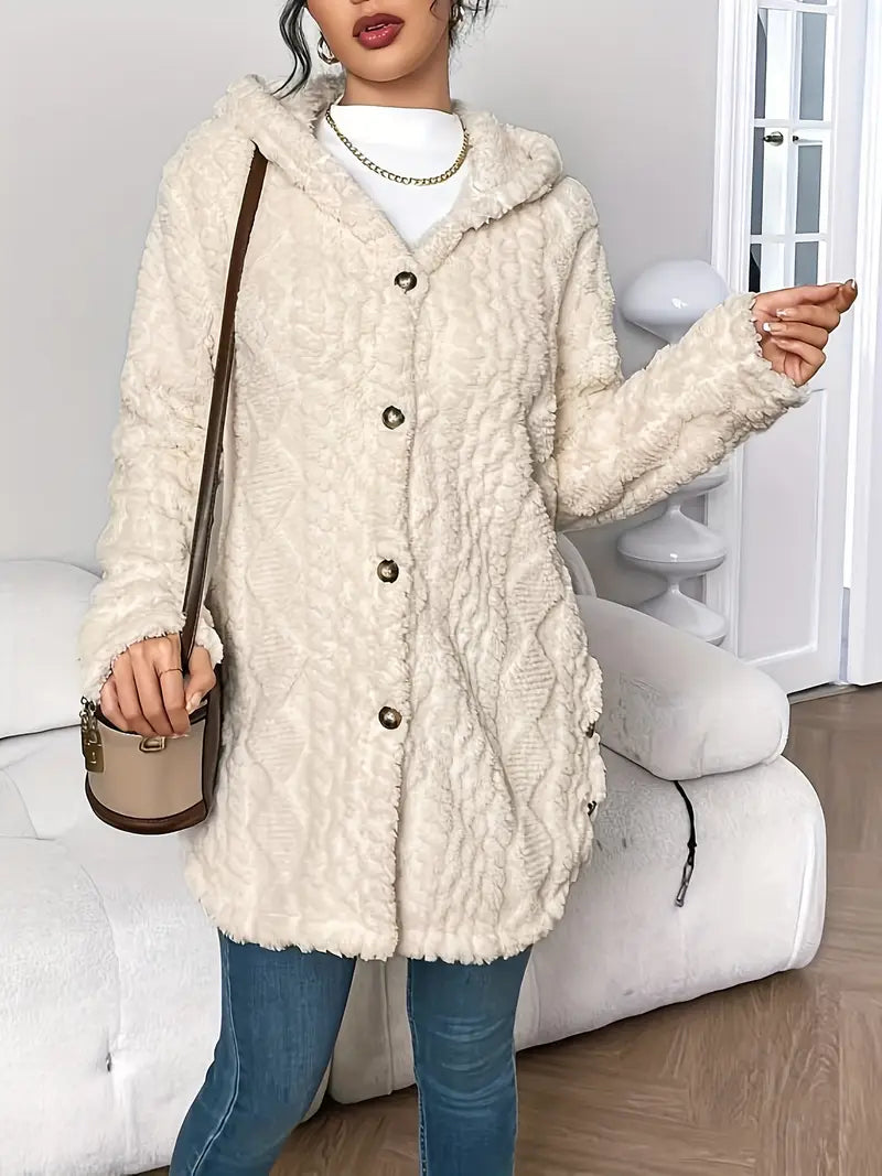Adriana | Cozy Hooded Cardigan