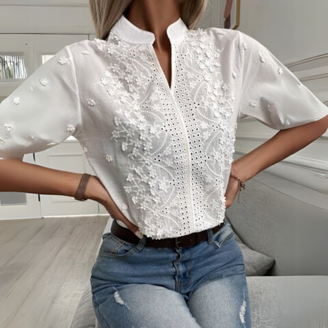 Emerson | Classic Blouse with Tailored Fit