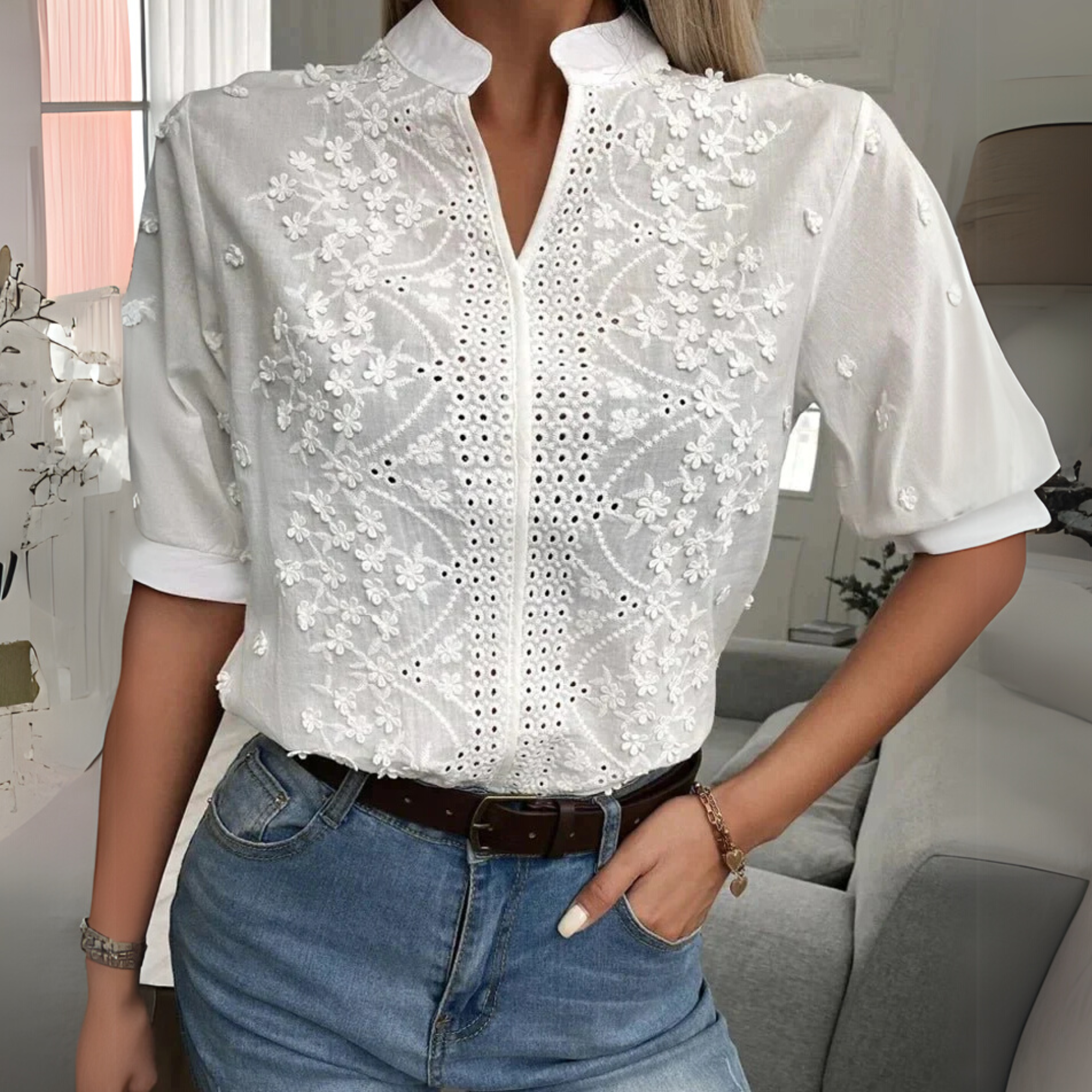 Emerson | Classic Blouse with Tailored Fit