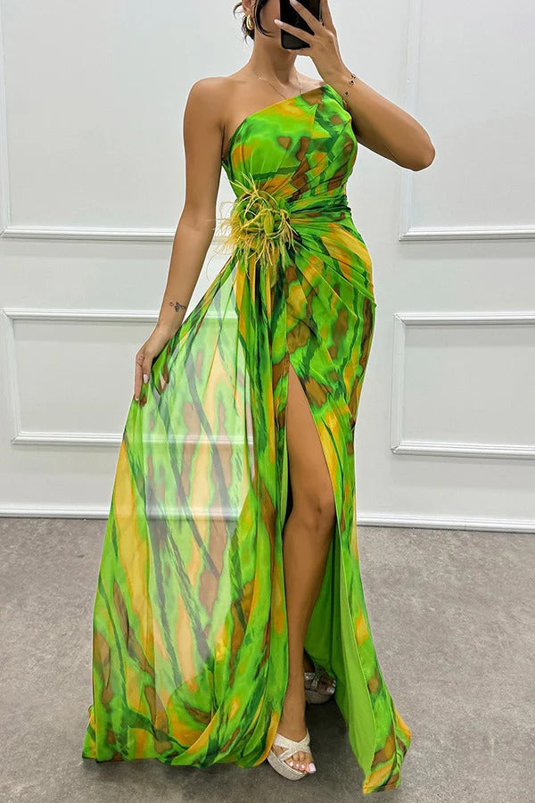Florina | Women's Maxi Dress with Flowing Skirt and Sleeveless Design