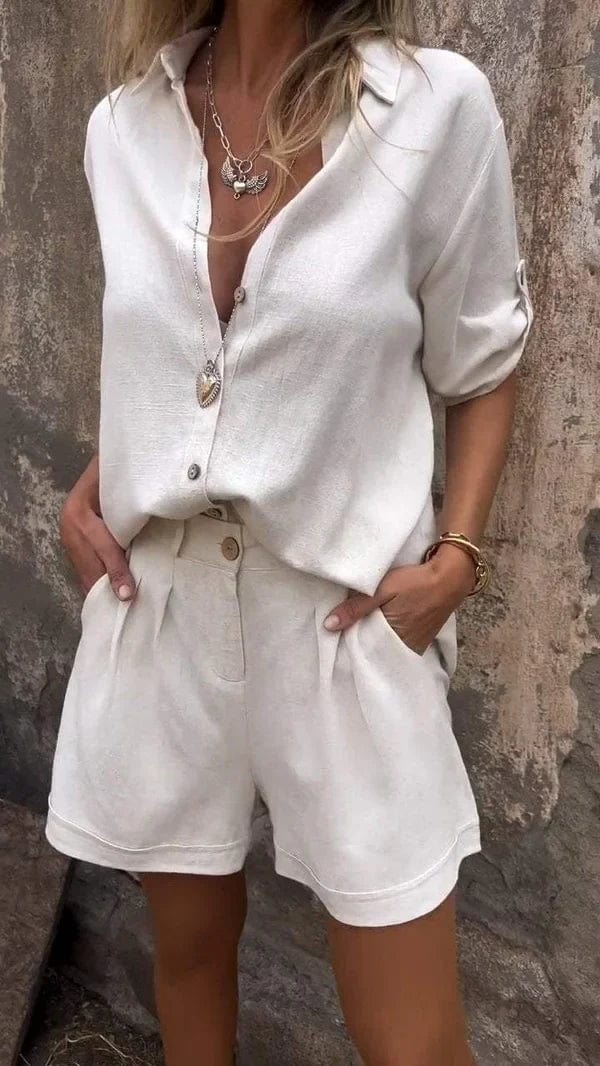 Coraline | Summer Shorts and Top Set with Breathable Fabric and Relaxed Fit