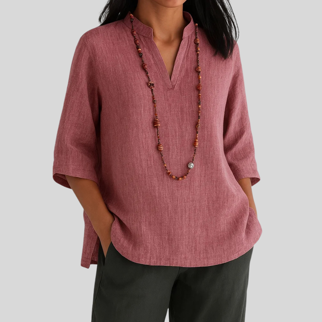 Corinne | Blouse with Relaxed Fit and Lightweight Fabric