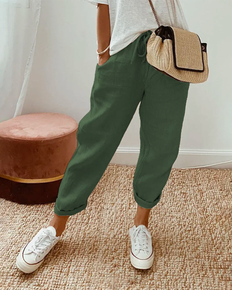 Calista | Waistband Trouser with Casual Fit and Versatile Style