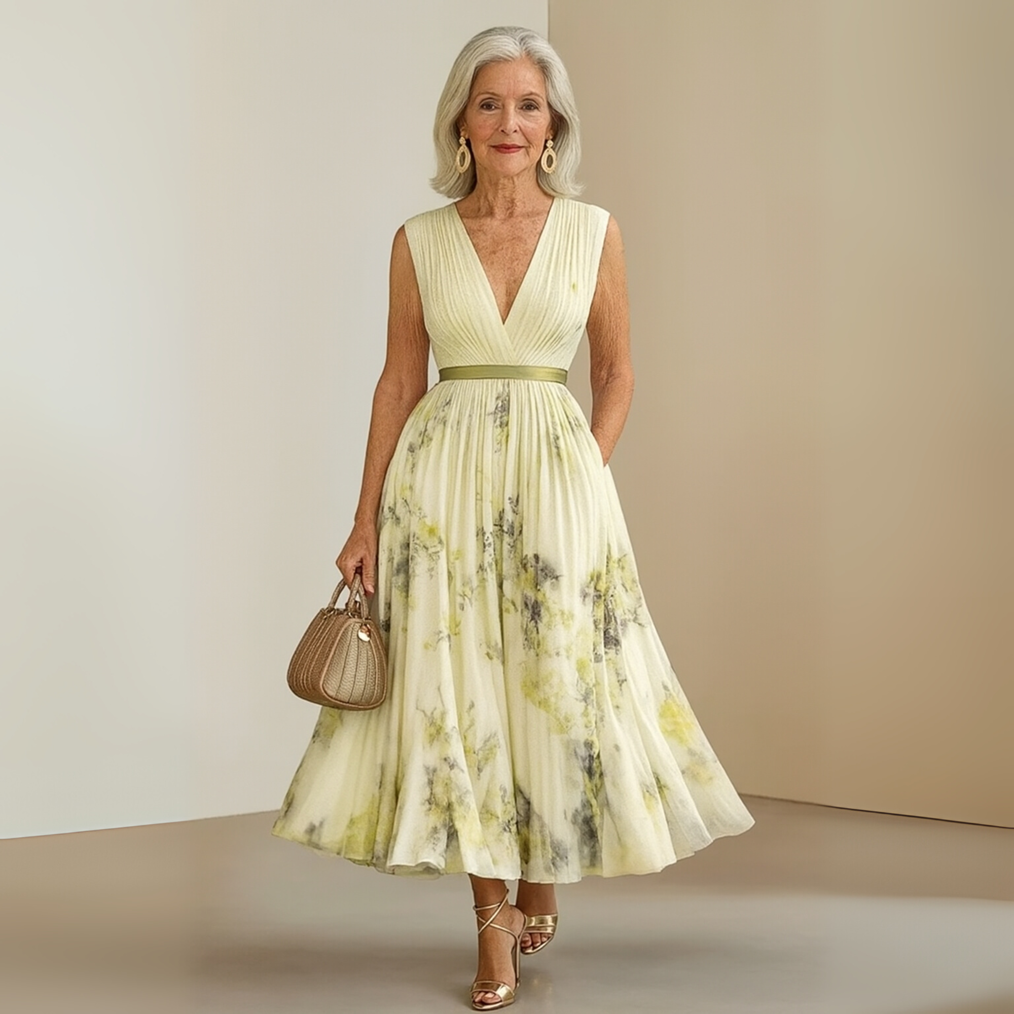 Catalina | Women's Flowing Sleeveless Maxi Dress with Lightweight Fabric and Versatile Style