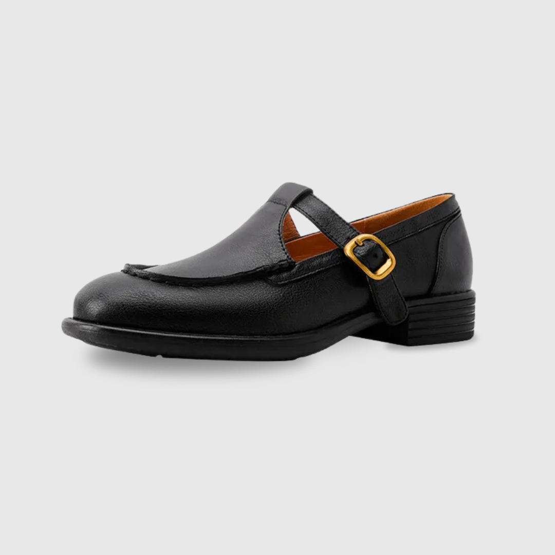 Delia | Women's Retro T-Strap Mary Jane Shoes Round Toe Low Heel