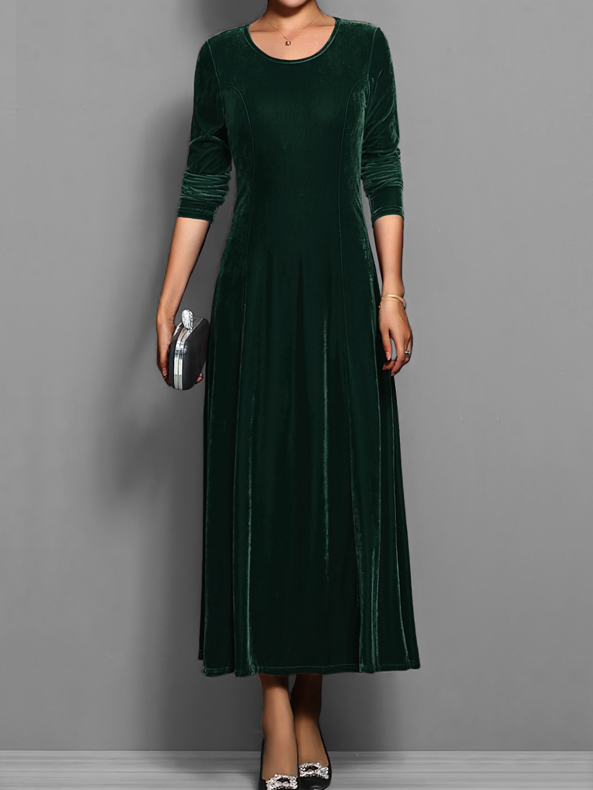 Blake | Women's Velvet Dress with Classic Design and Elegant Fit