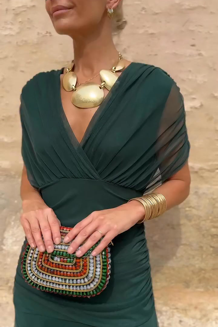 Alison | Elegant V-neck Fantasy Party Maxi Dress
