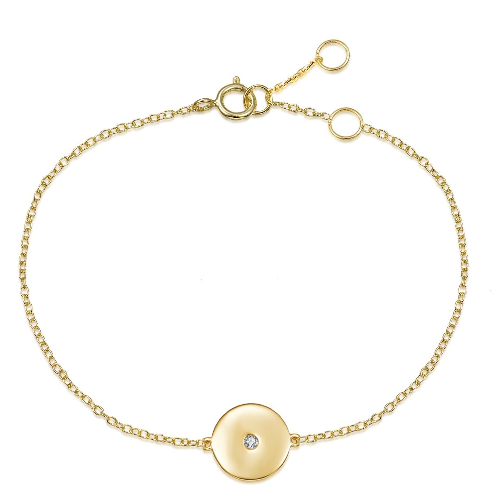 CZ Charm Bracelet