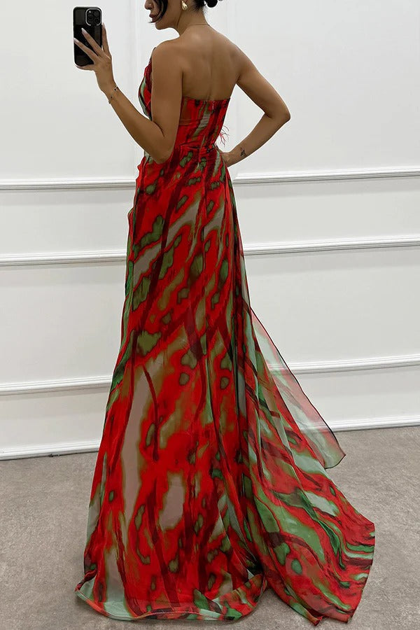 Florina | Women's Maxi Dress with Flowing Skirt and Sleeveless Design