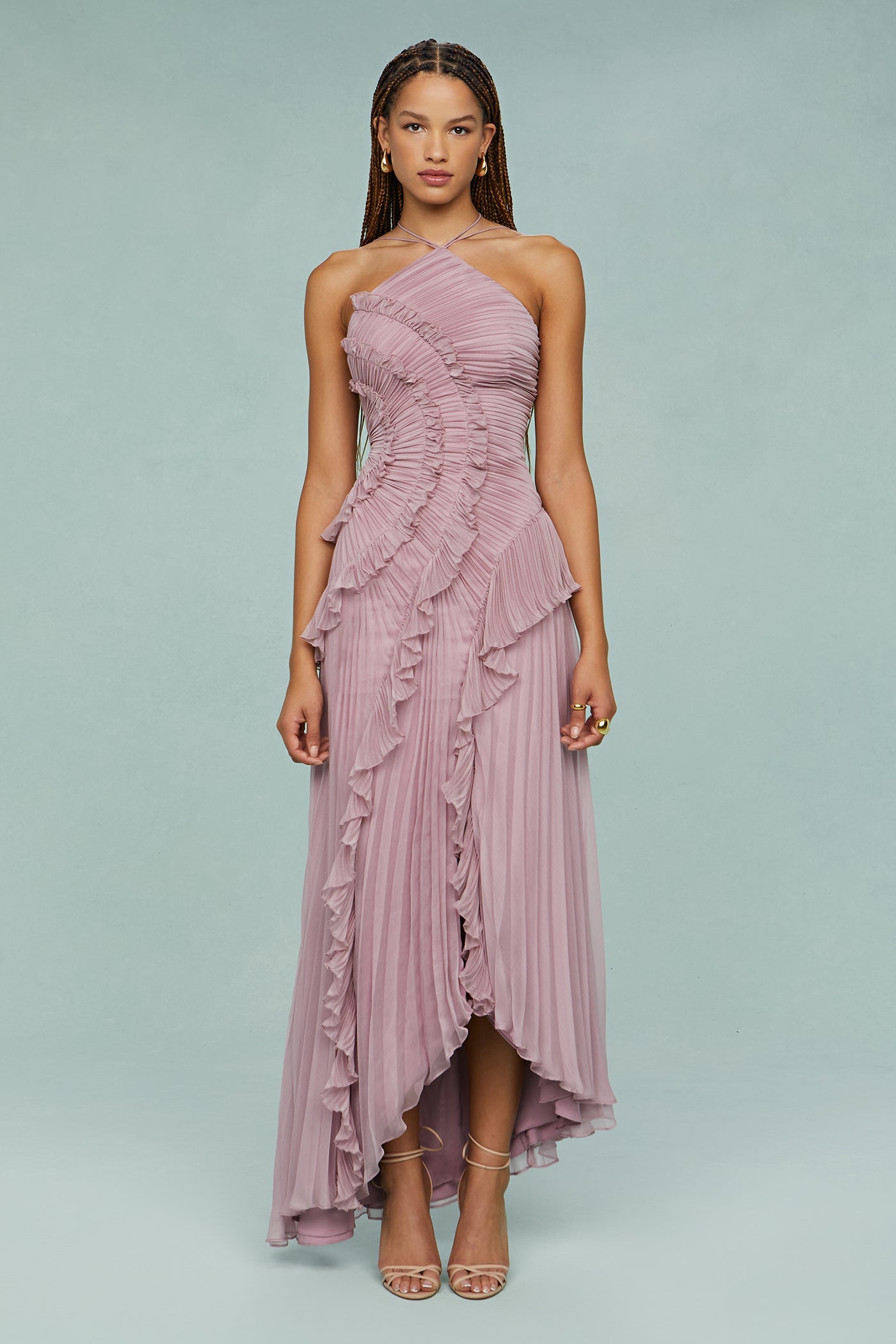 Estelle | Elegant Halter Dress