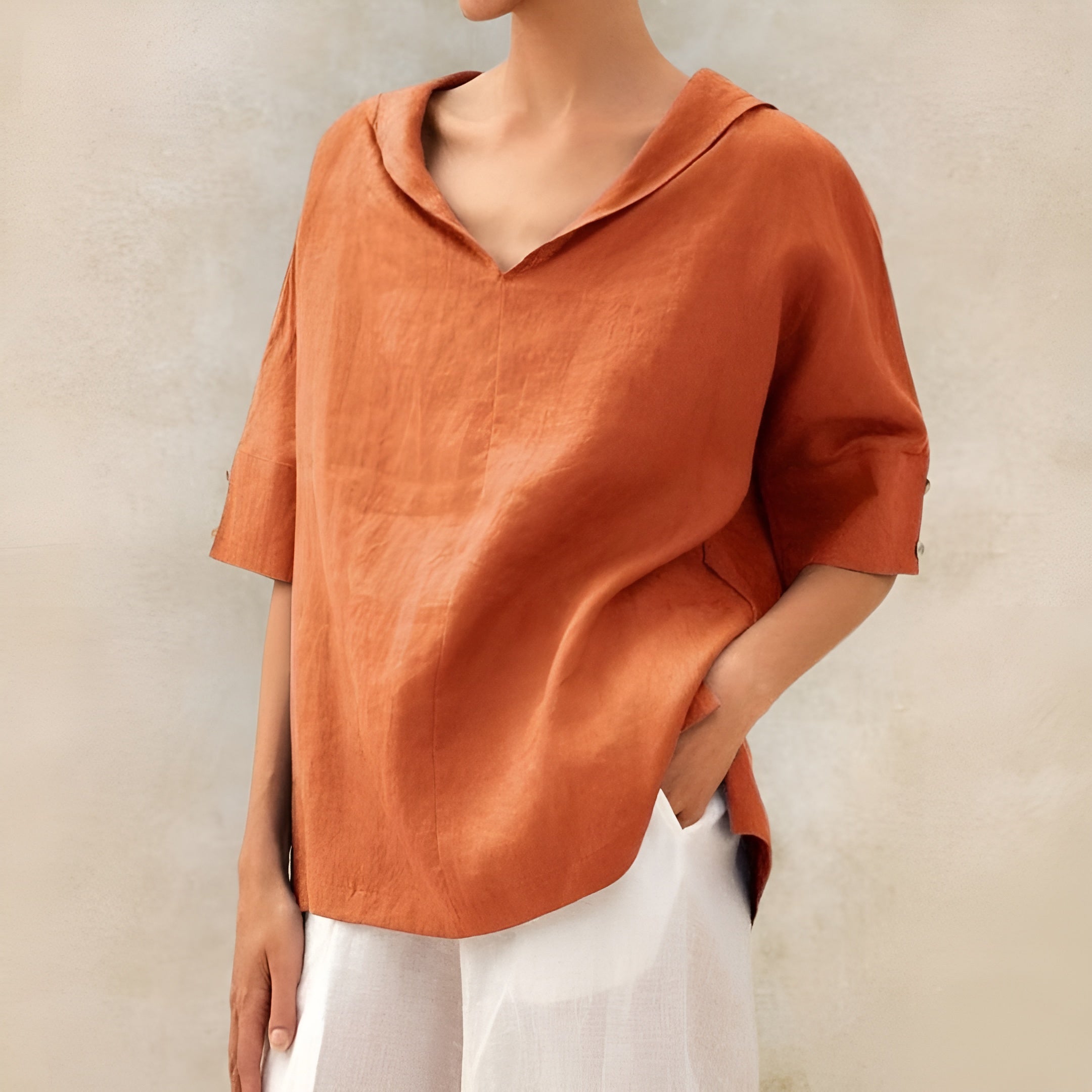 Corinne | Lightweight Blouse with Short Sleeves