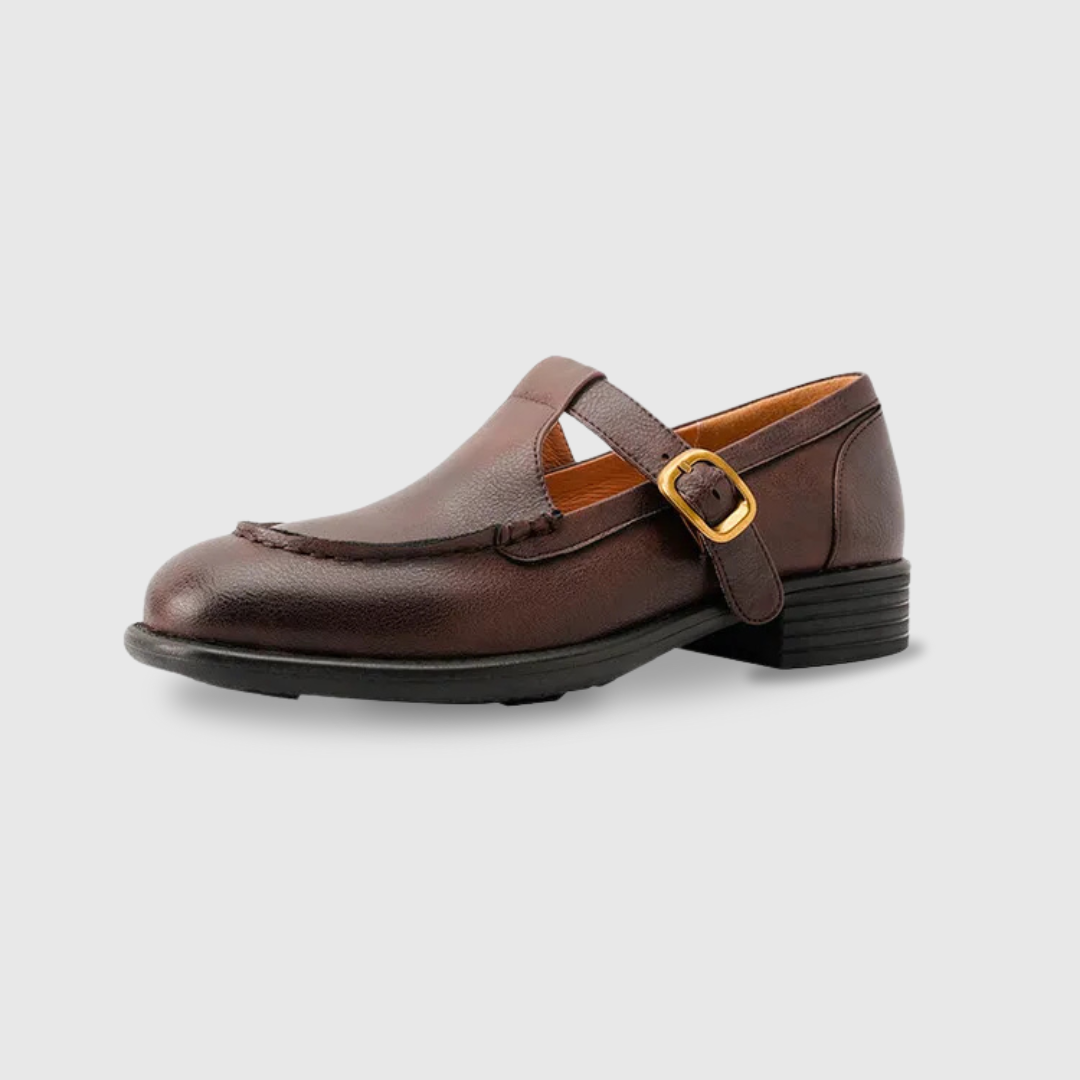 Delia | Women's Retro T-Strap Mary Jane Shoes Round Toe Low Heel