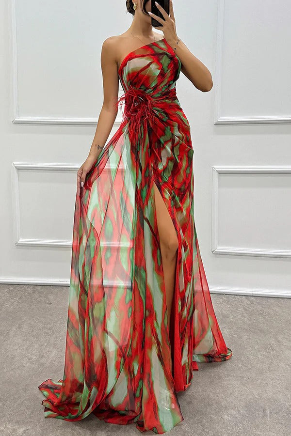 Florina | Women's Maxi Dress with Flowing Skirt and Sleeveless Design