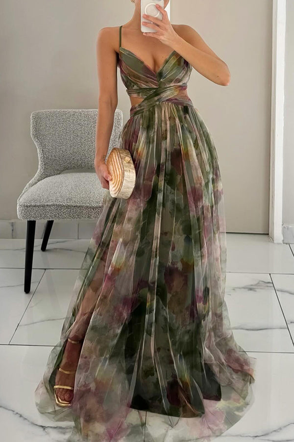 Cindy | Beautiful Floral Print Maxi Dress