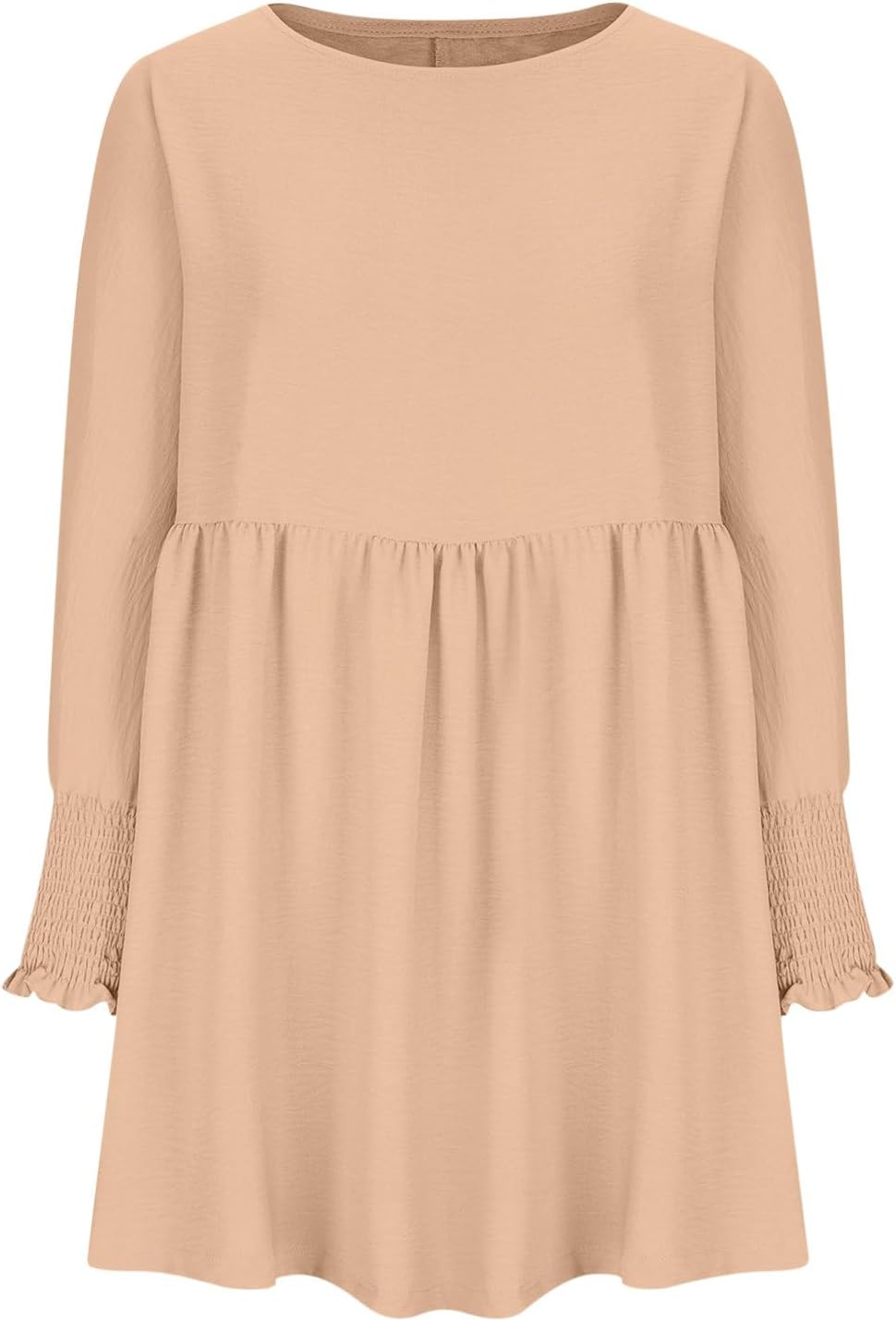 Caprielle | Women's Summer Day Dress with Ruched Design and Adjustable Straps