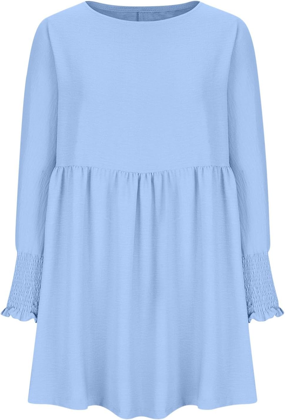 Caprielle | Women's Summer Day Dress with Ruched Design and Adjustable Straps