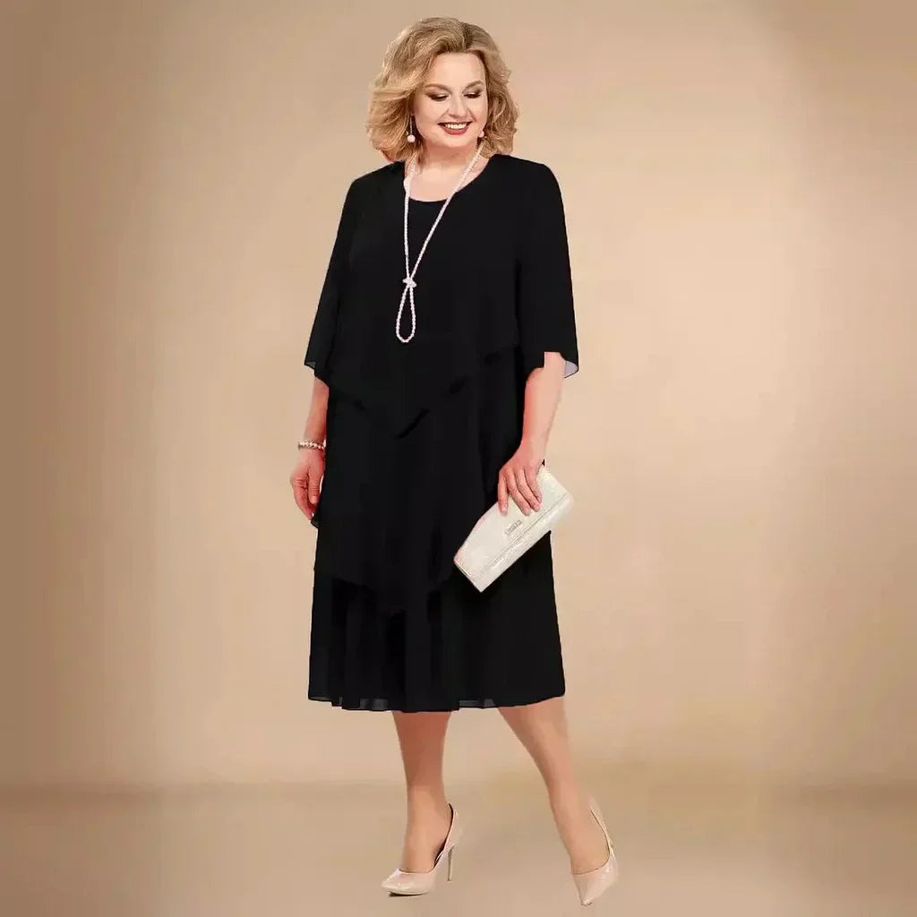 Ellen | Elegant Chiffon Dress