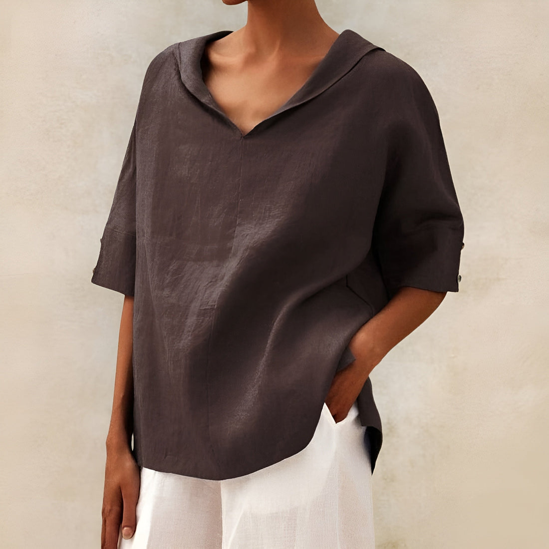 Corinne | Lightweight Blouse with Short Sleeves