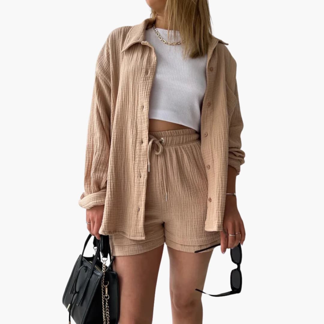 Arden | Women's Casual Two-Piece Set with Lightweight Fabric and Relaxed Fit