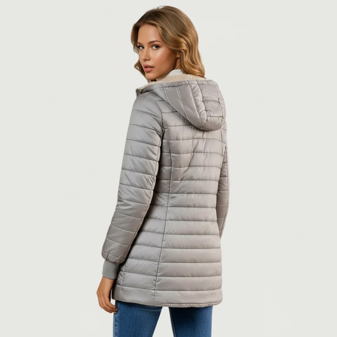Geraldine | Cozy Sherpa-Lined Winter Jacket