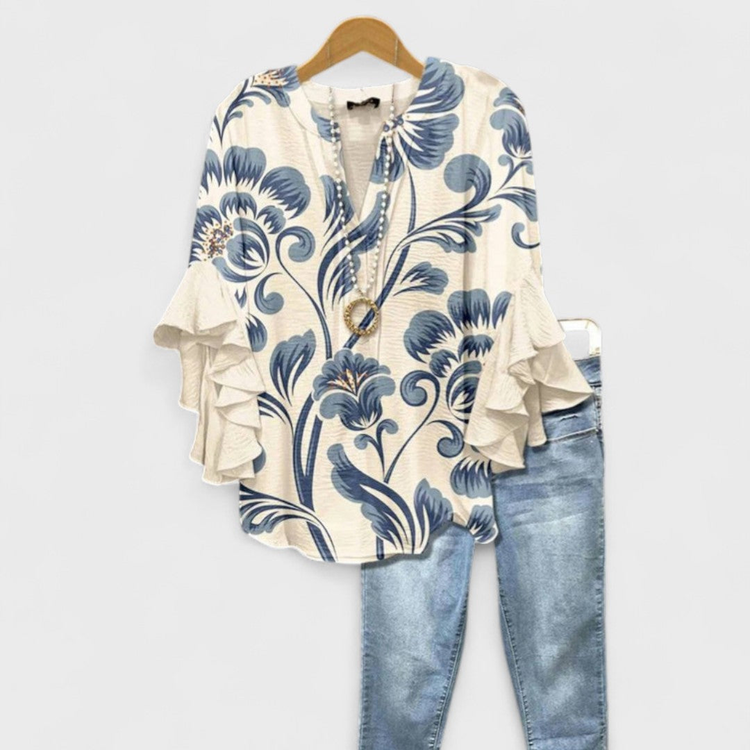 Elara | Day Blouse with Lightweight Fabric