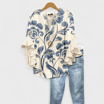 Elara | Day Blouse with Lightweight Fabric
