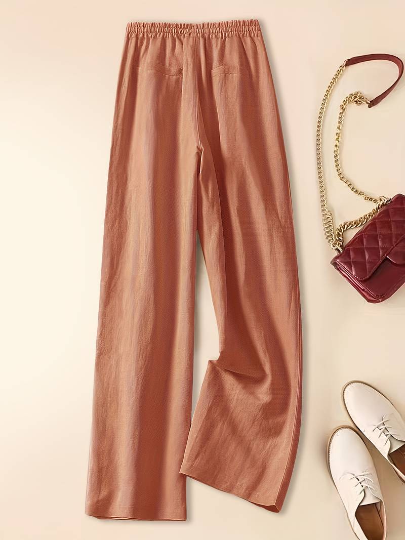 Eloise | Drawstring Trousers with Relaxed Fit and Versatile Style