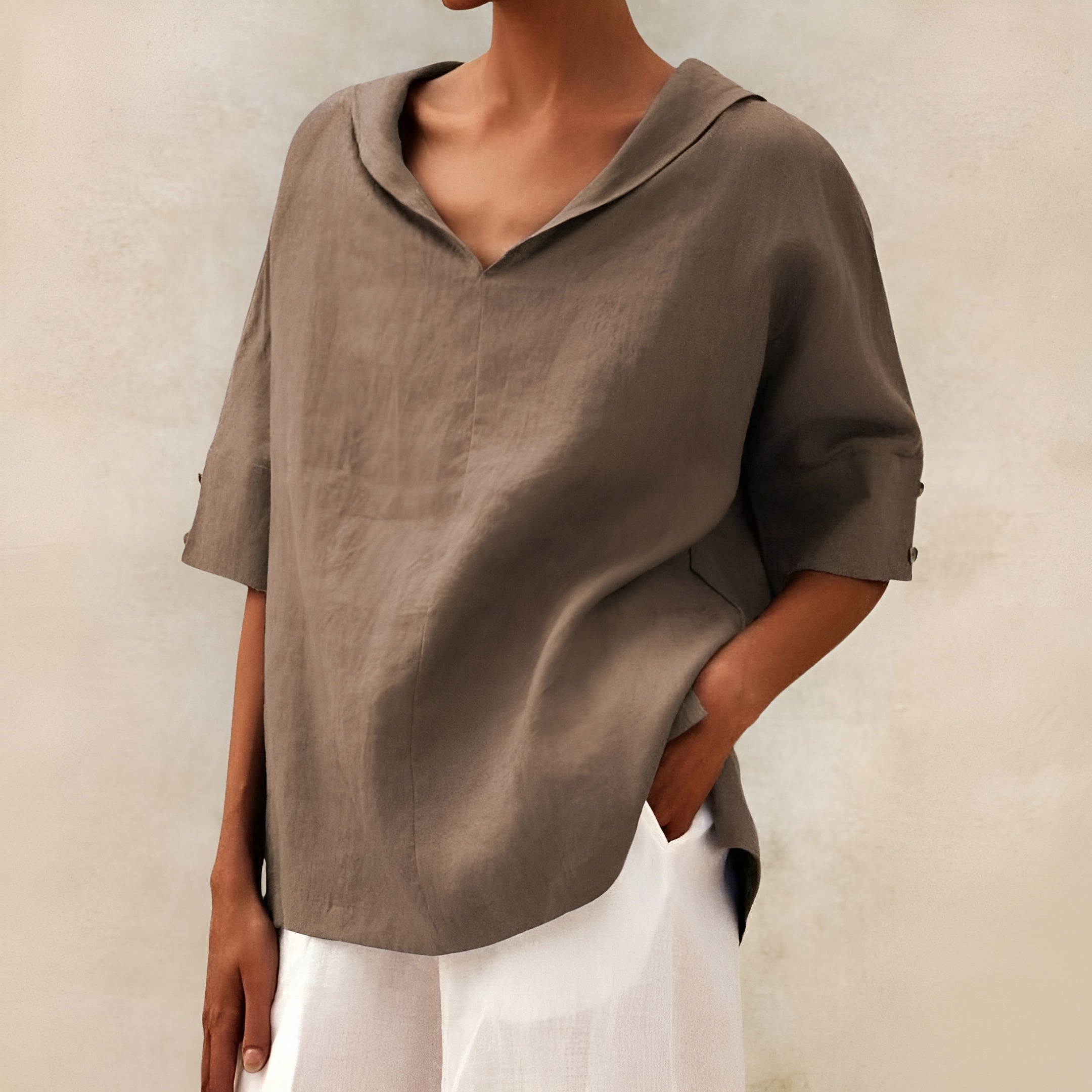 Corinne | Lightweight Blouse with Short Sleeves