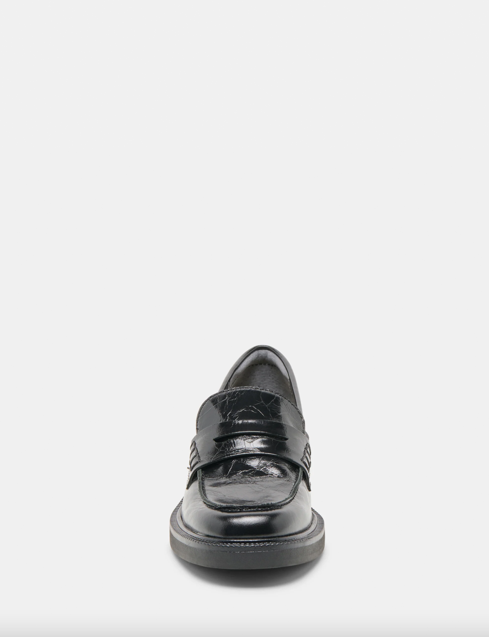 Tiggy Loafers, Midnight Crinkle
