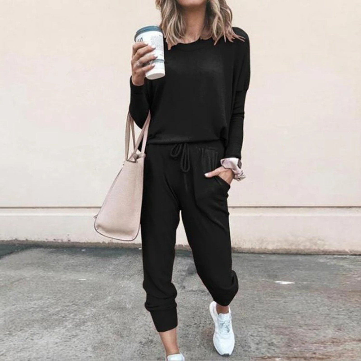 Aria | Women's Jogger Lounge Set with Adjustable Waist and Soft Fabric