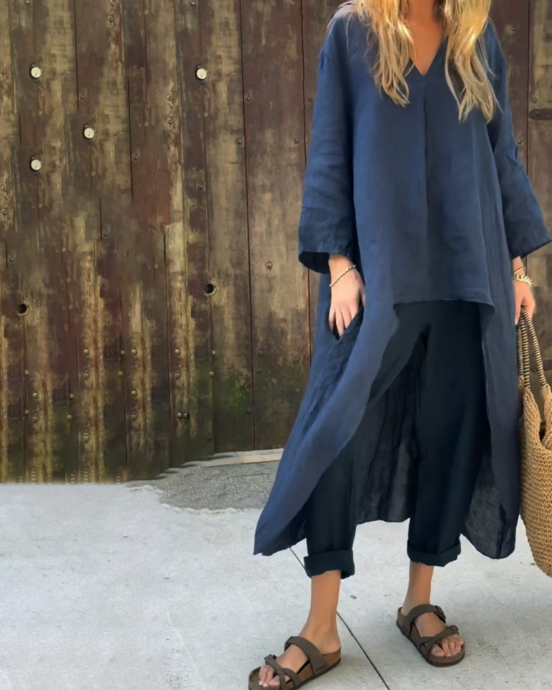 Alessandra | Women's Casual Summer Set with Lightweight Top and Matching Bottoms