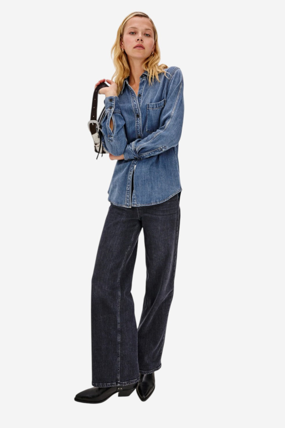 Atticus Shirt - Antique Blue