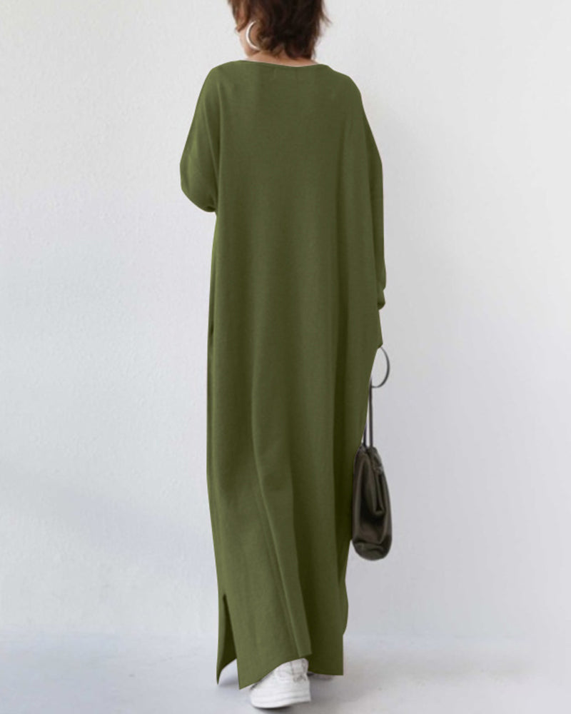 Harriet | Elegant Winter Maxi Dress for Women with Long Sleeves