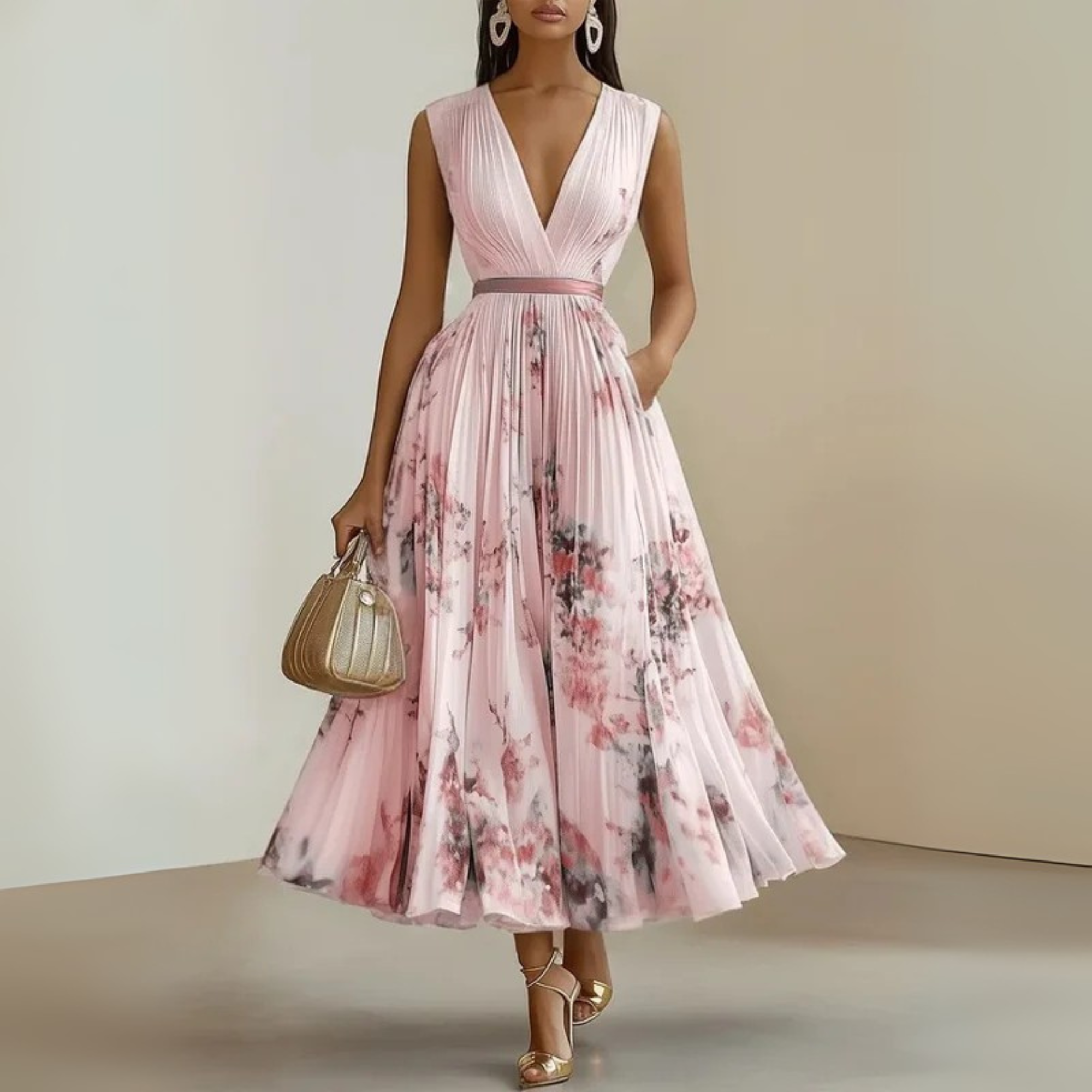 Catalina | Women's Flowing Sleeveless Maxi Dress with Lightweight Fabric and Versatile Style