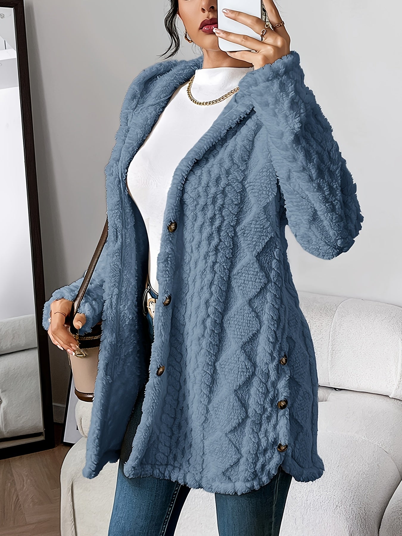 Adriana | Cozy Hooded Cardigan