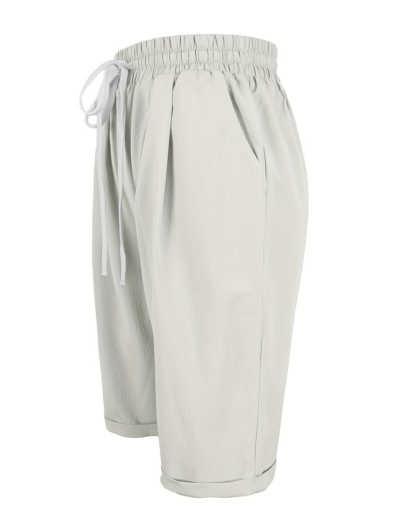 Celeste | Women's Capri Trousers with Relaxed Fit and Elastic Waist