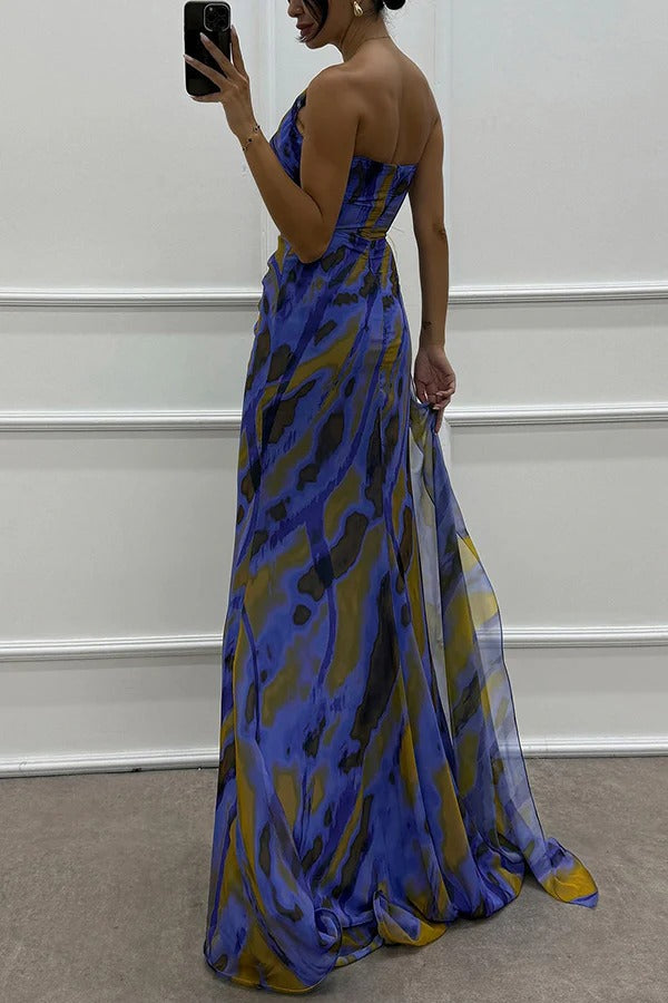 Florina | Women's Maxi Dress with Flowing Skirt and Sleeveless Design