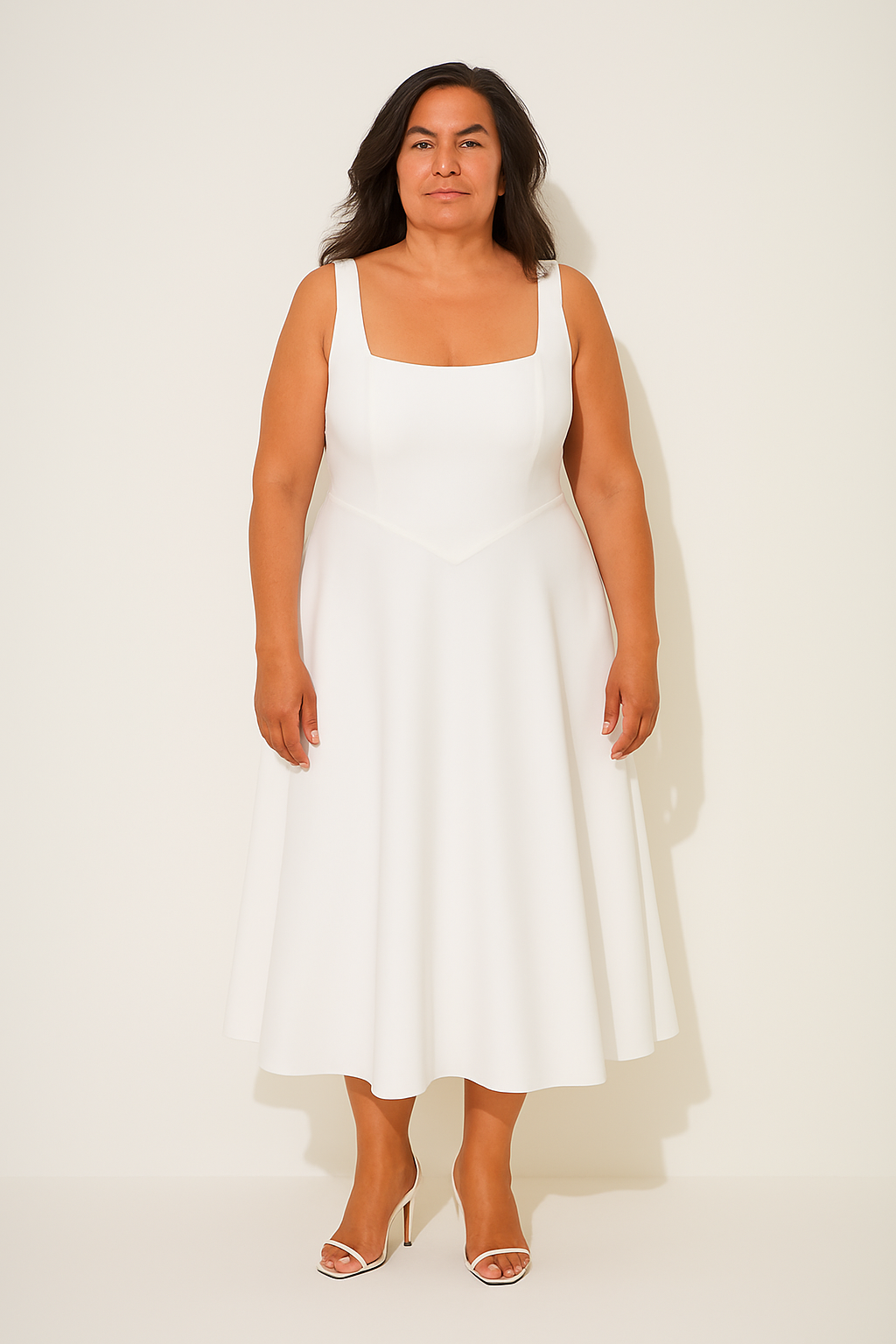 Angela | Timeless Flowy Midi Dress