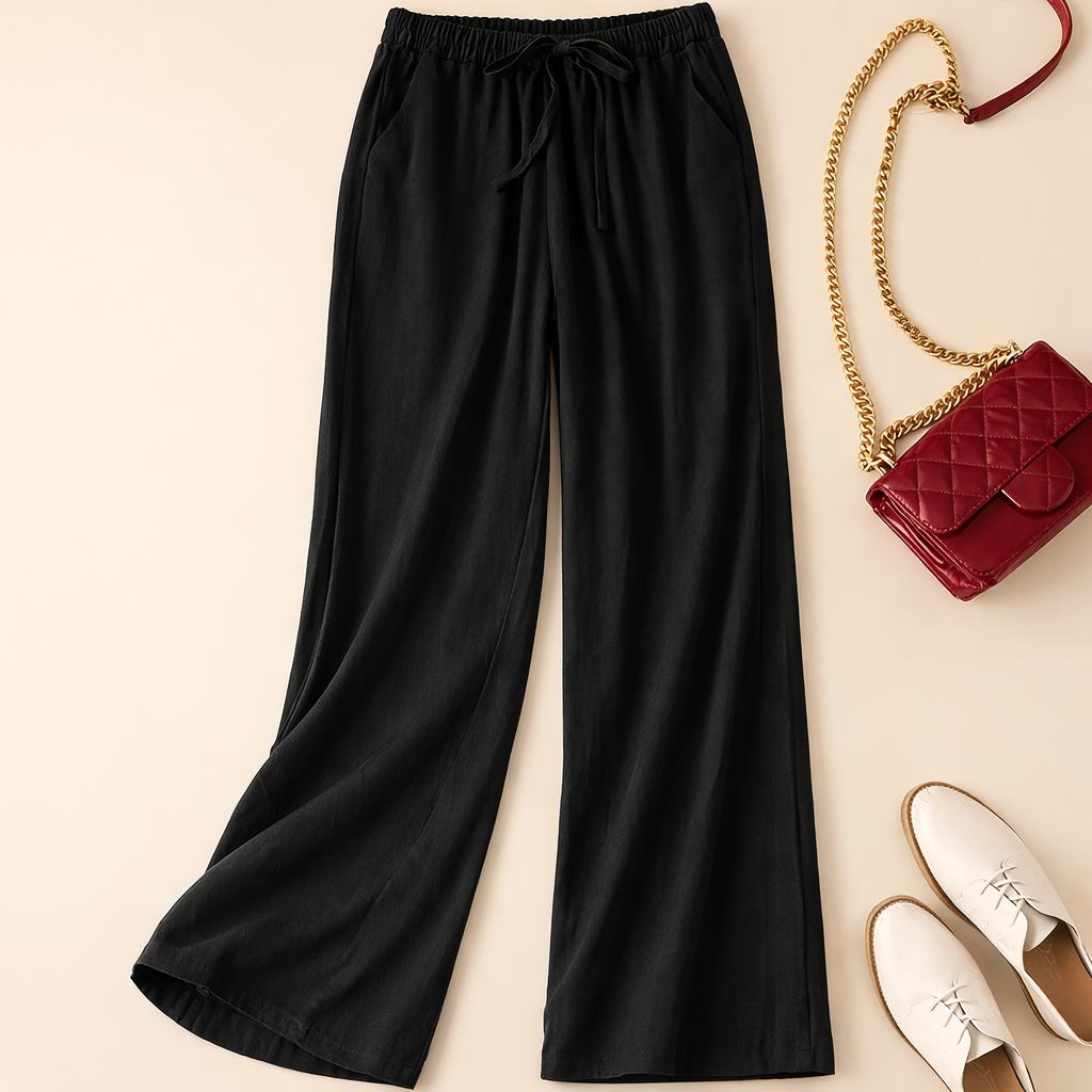 Eloise | Drawstring Trousers with Relaxed Fit and Versatile Style