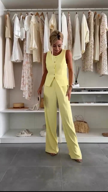 Evelina | Women's Co-ord Set with Lightweight Fabric and Versatile Design