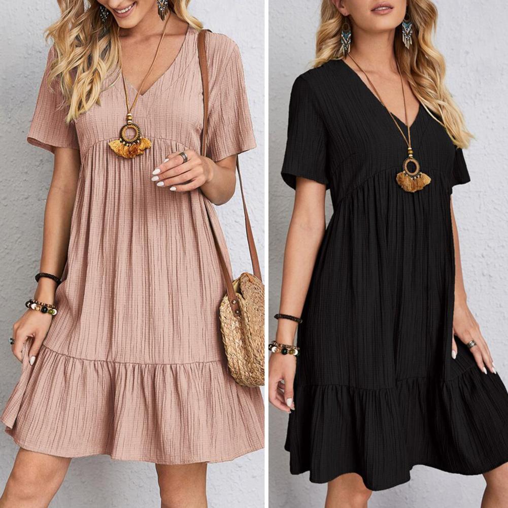 1. Alina | Women's Dress with Belly Coverage and Flattering Fit