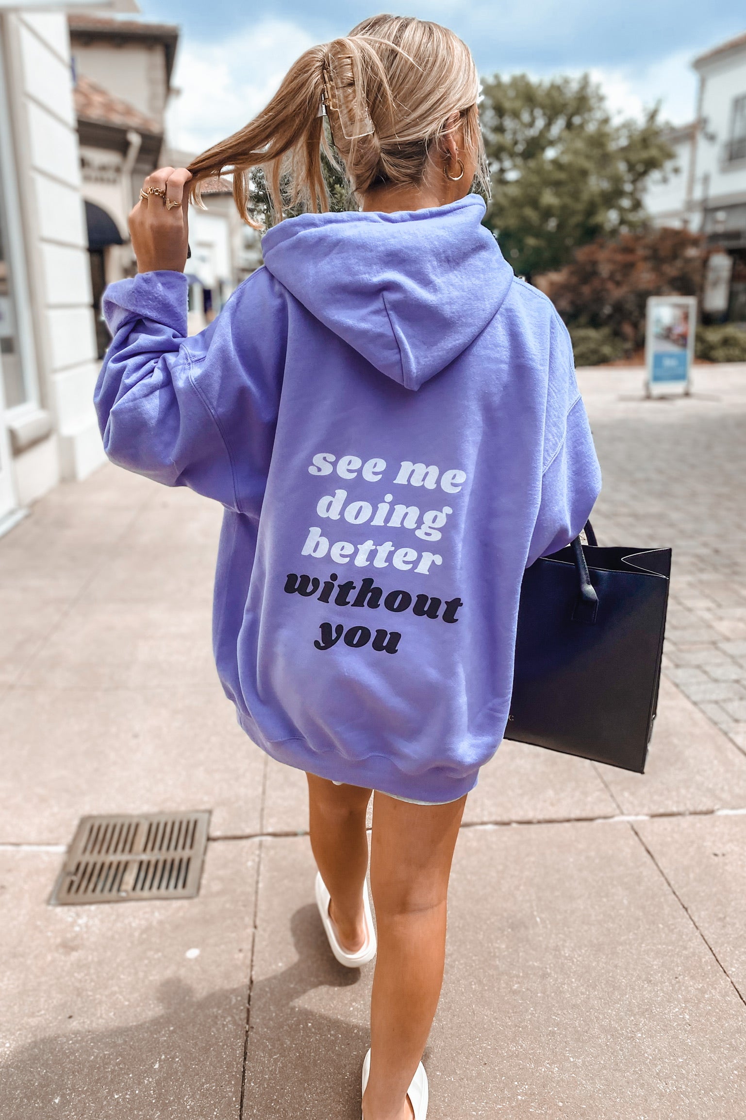 Purple Better Without You Hoodie
